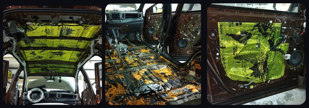 полная шумоизоляция салона в Киеве